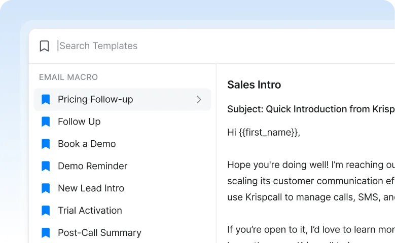 Canned responses and email templates in Gmail for teams to automate follow-ups and improve response speed using pre-written macros.